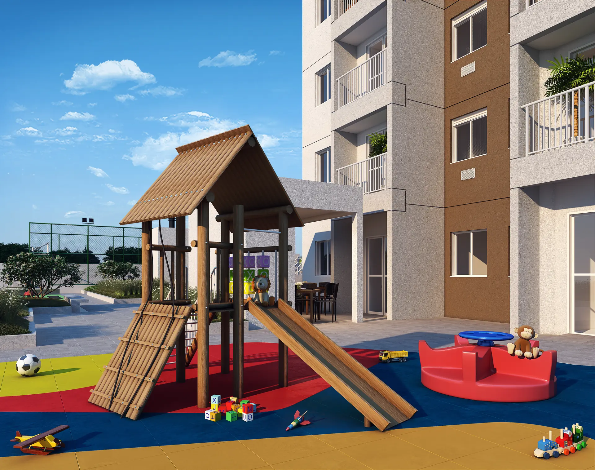 Perspectiva ilustrativa: Playground — Topic Jaguaré