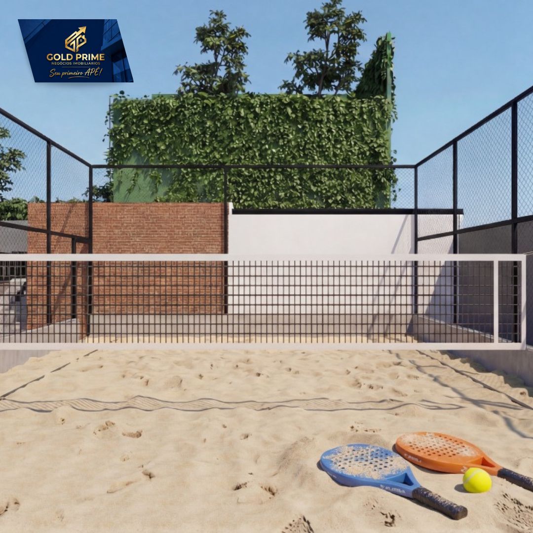 Perspectiva ilustrativa da quadra de beach tennis — Park Monumental